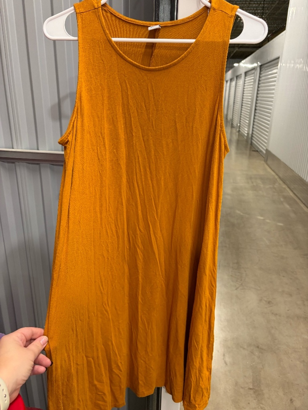 Old Navy Burnt Orange Dress, Size Large